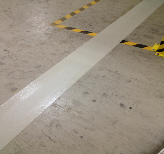 Widopan, movement joint & expansion joint dynamic component, Floor Stripe